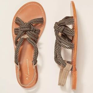 Anthropologie Lyndsey Knotted Sandals